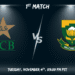 PAK vs SA, 1st ODI Match